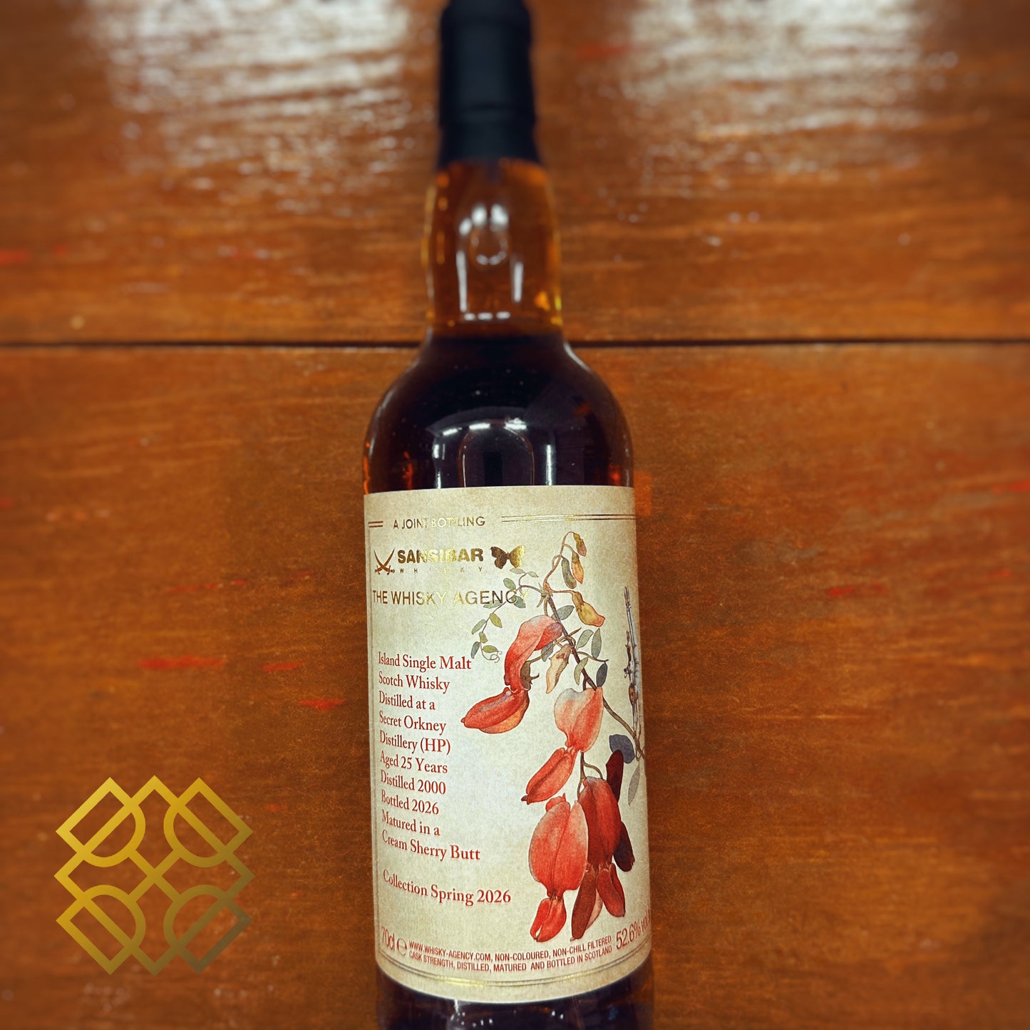 The Whisky Agency Orkney 25年, 2000/2026, Joint Bottling with Sansibar, 52.6% (WB89.5) (現金/クレジットカード価格)