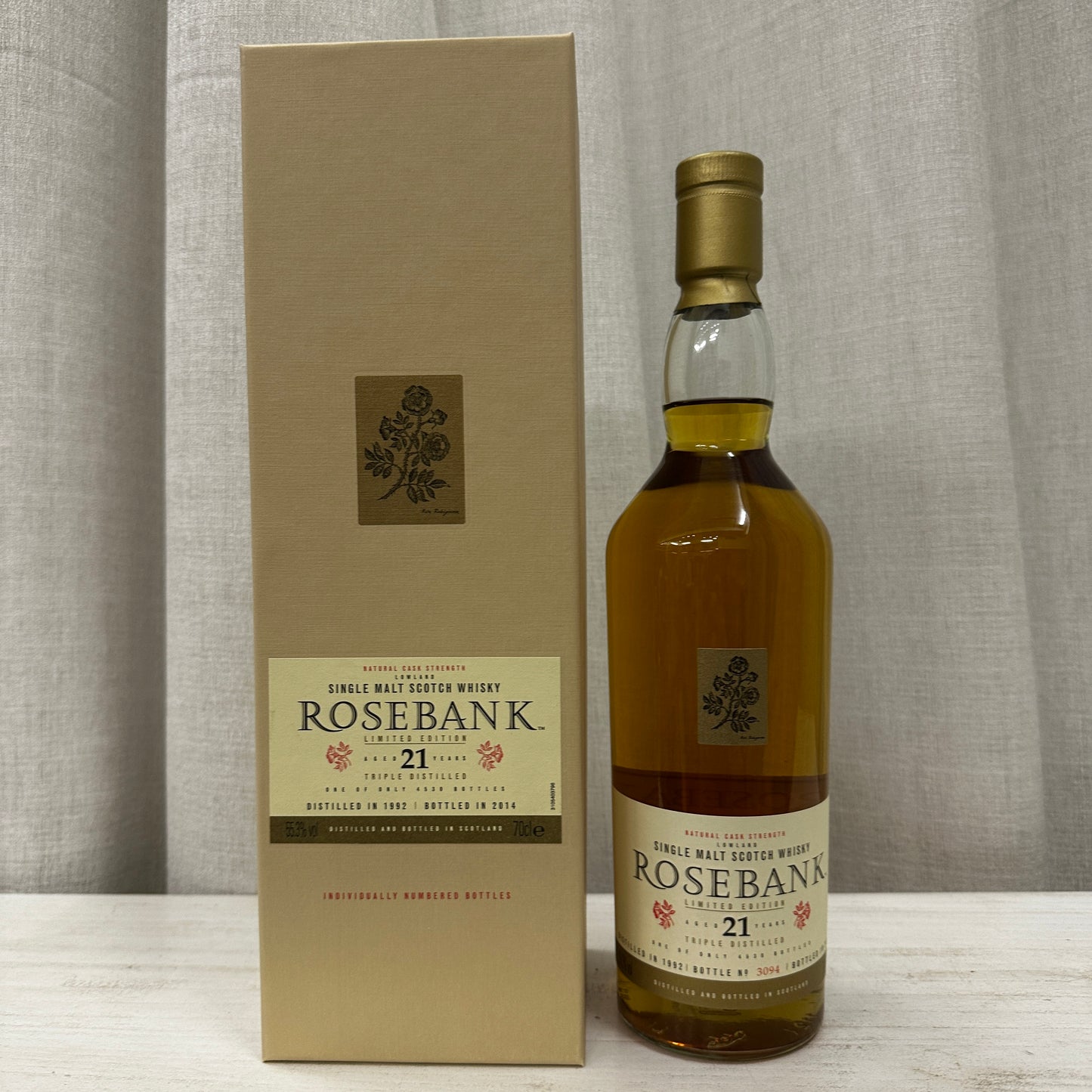 Rosebank 21YO, 1992/2014, Diageo Special Releases 2014, 55.3% (WB90.06) (分現金/信用卡價)