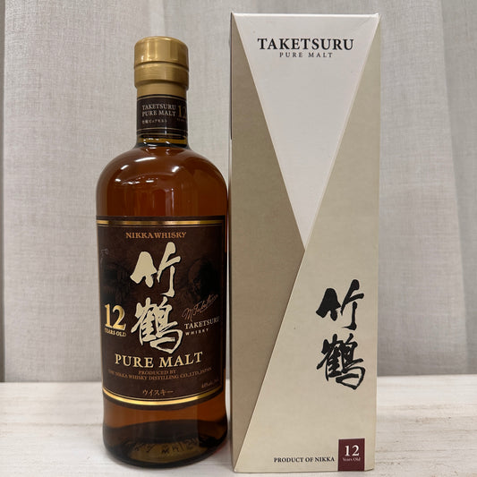 竹鶴 (Taketsuru) 12 Years Old, Pure Malt 40% (分現金/信用卡價)