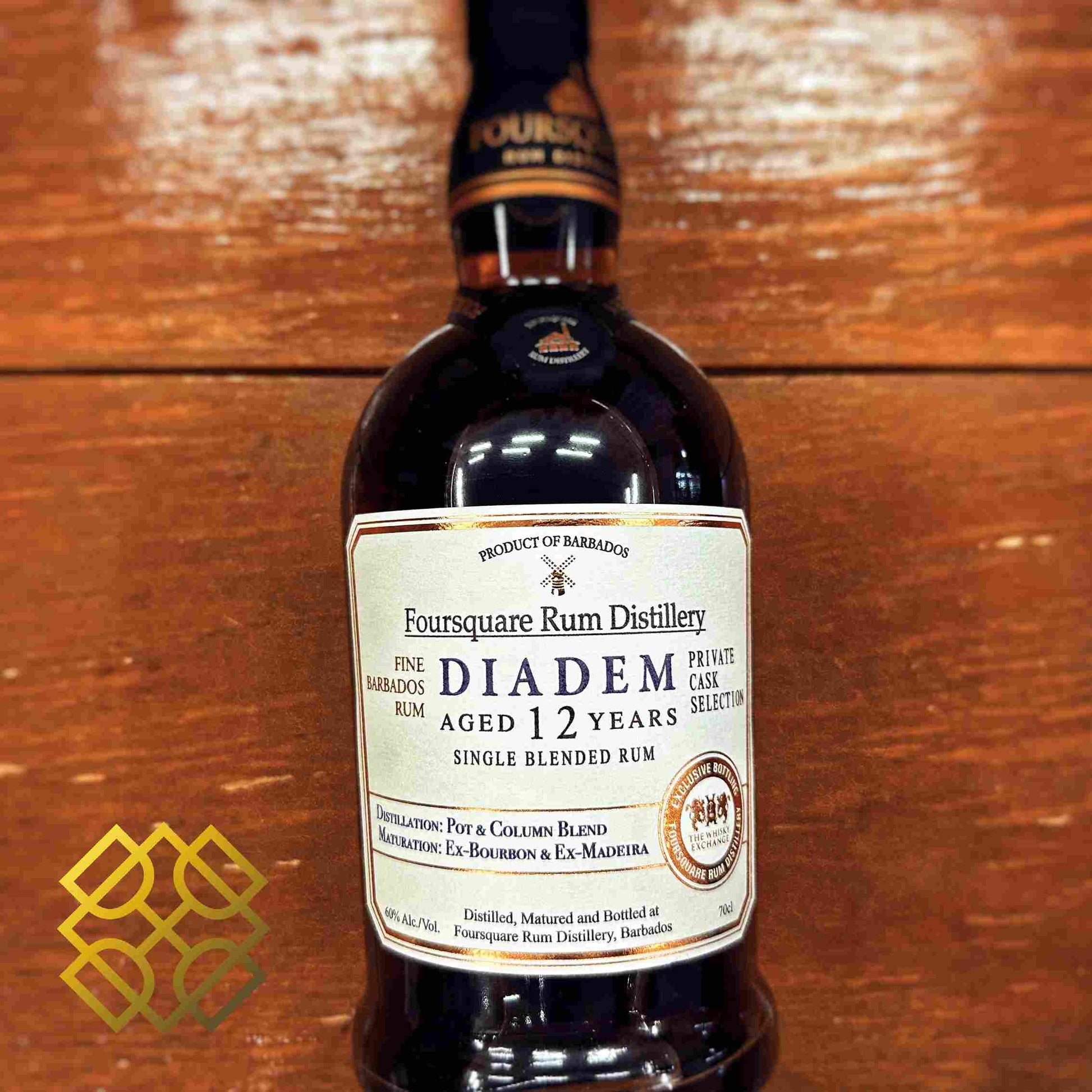  Foursquare - 12YO, Diadem, For The Whisky Exchange,60%-Rum