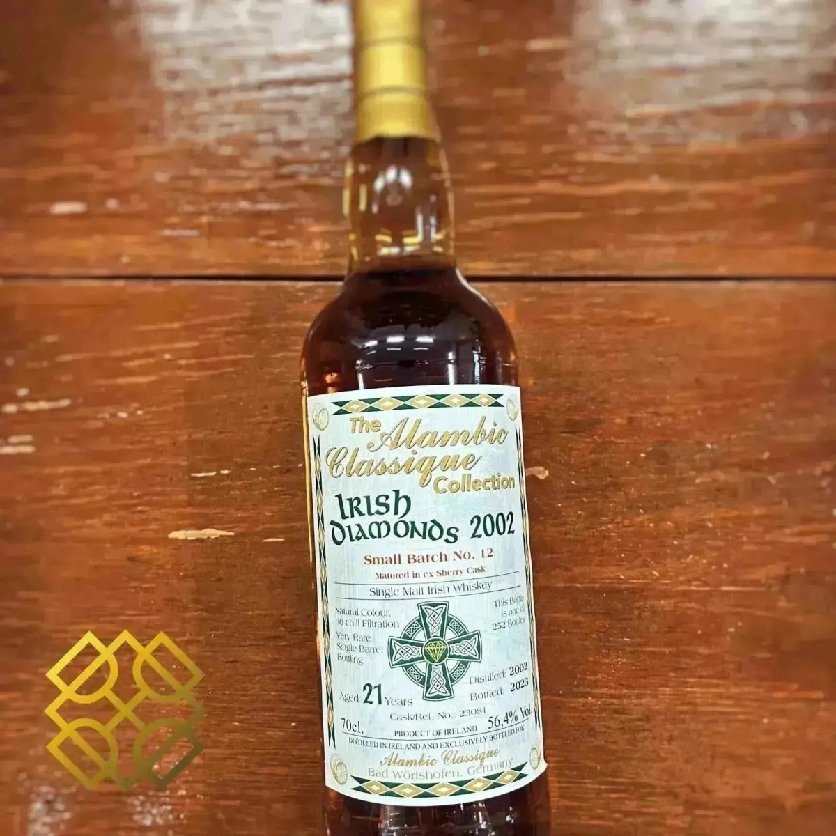 Alambic Classique Irish Diamonds - 21YO, 2002/2023, #23081, 56.4% - Irish Whiskey