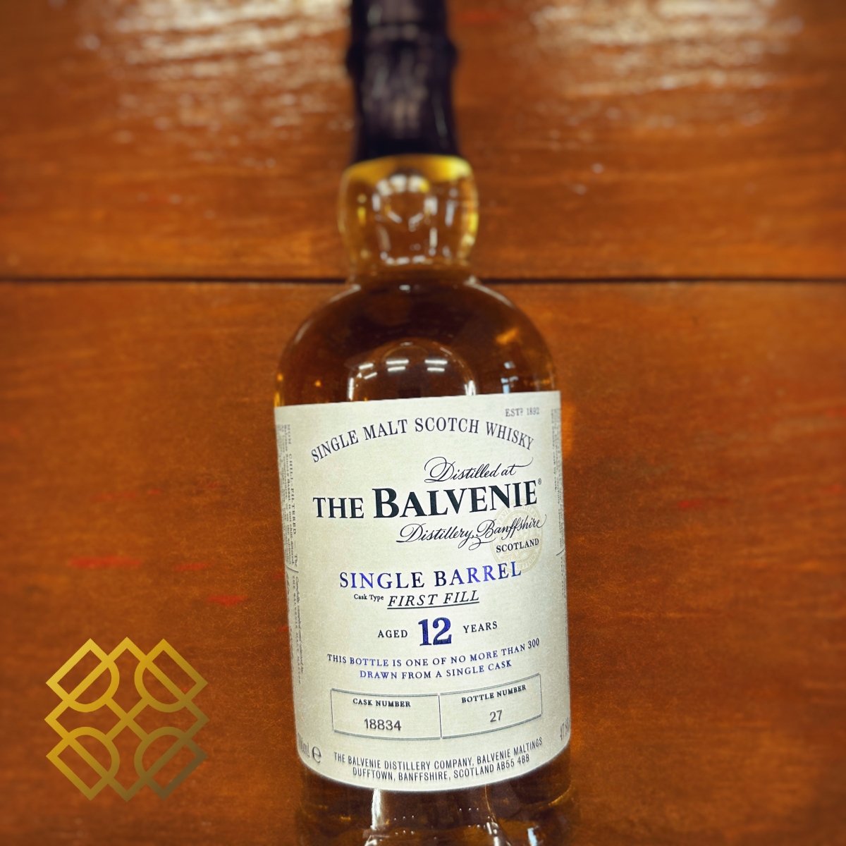 Balvenie 12YO, Single Barrel, 18834, 47.8% - 蘇格蘭威士忌