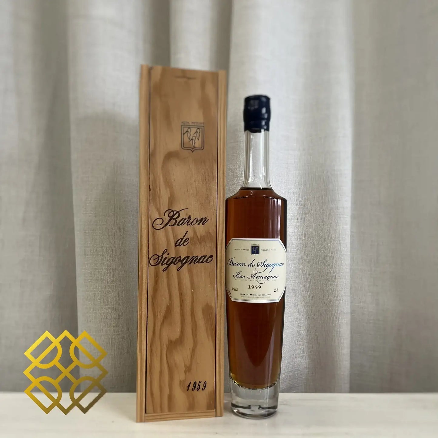Baron de Sigognac - 1959, Hors D'âge Armagnac, 40%, 350ml (分現金/信用卡價) - Armagnac