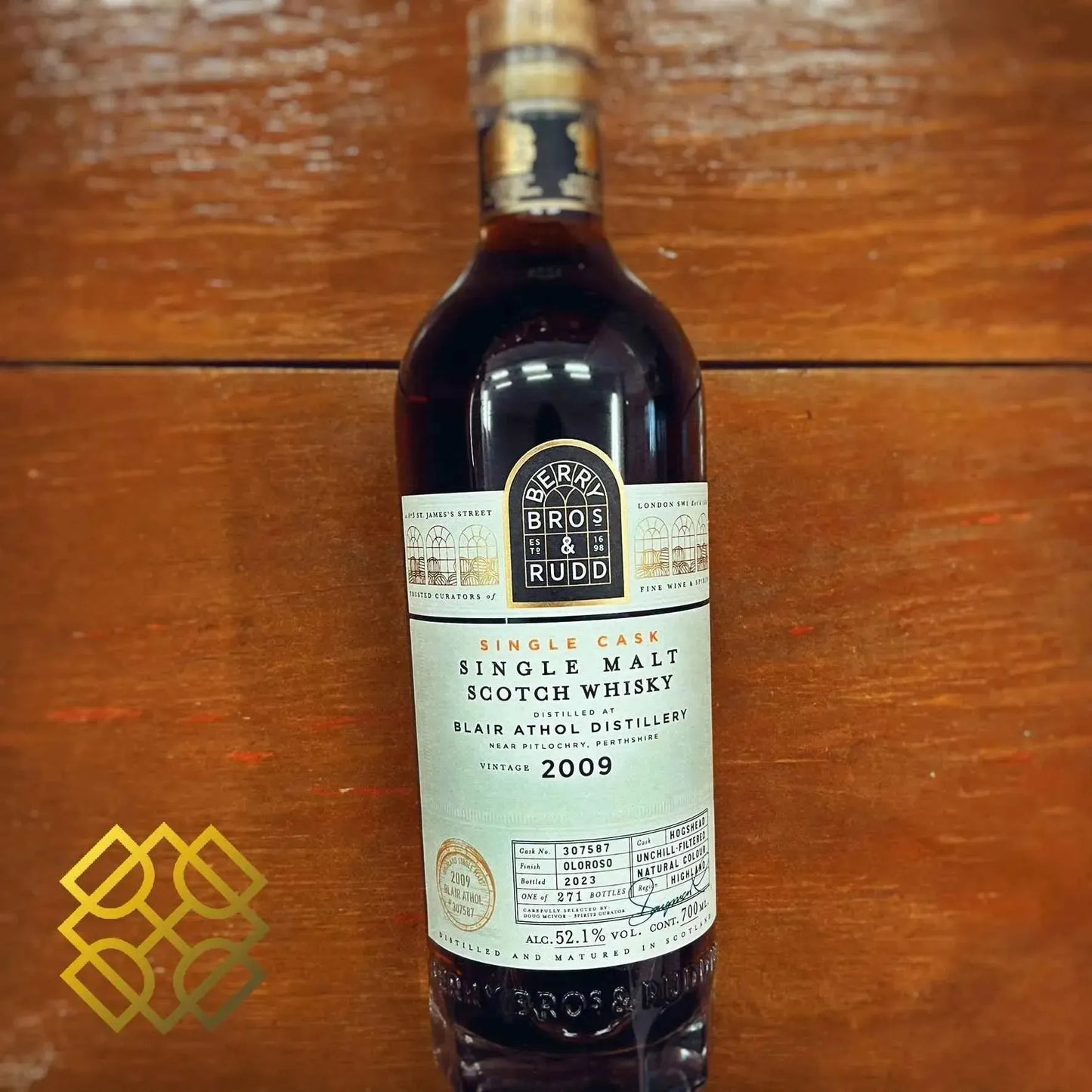 BBR Blair Athol - ~14YO, 2009/2023, #307587, Oloroso Cask Finish, 52.1% - Scotch Whisky