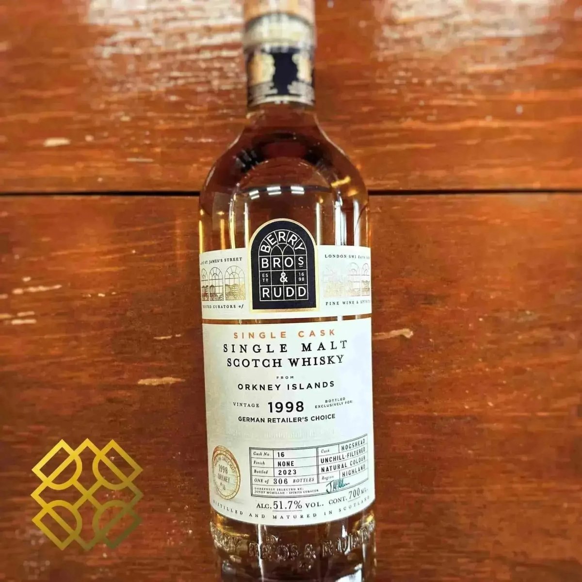 BBR Orkney Islands (Highland Park) - ~25YO, 1998/2023, #16, 51.7% - Scotch Whisky