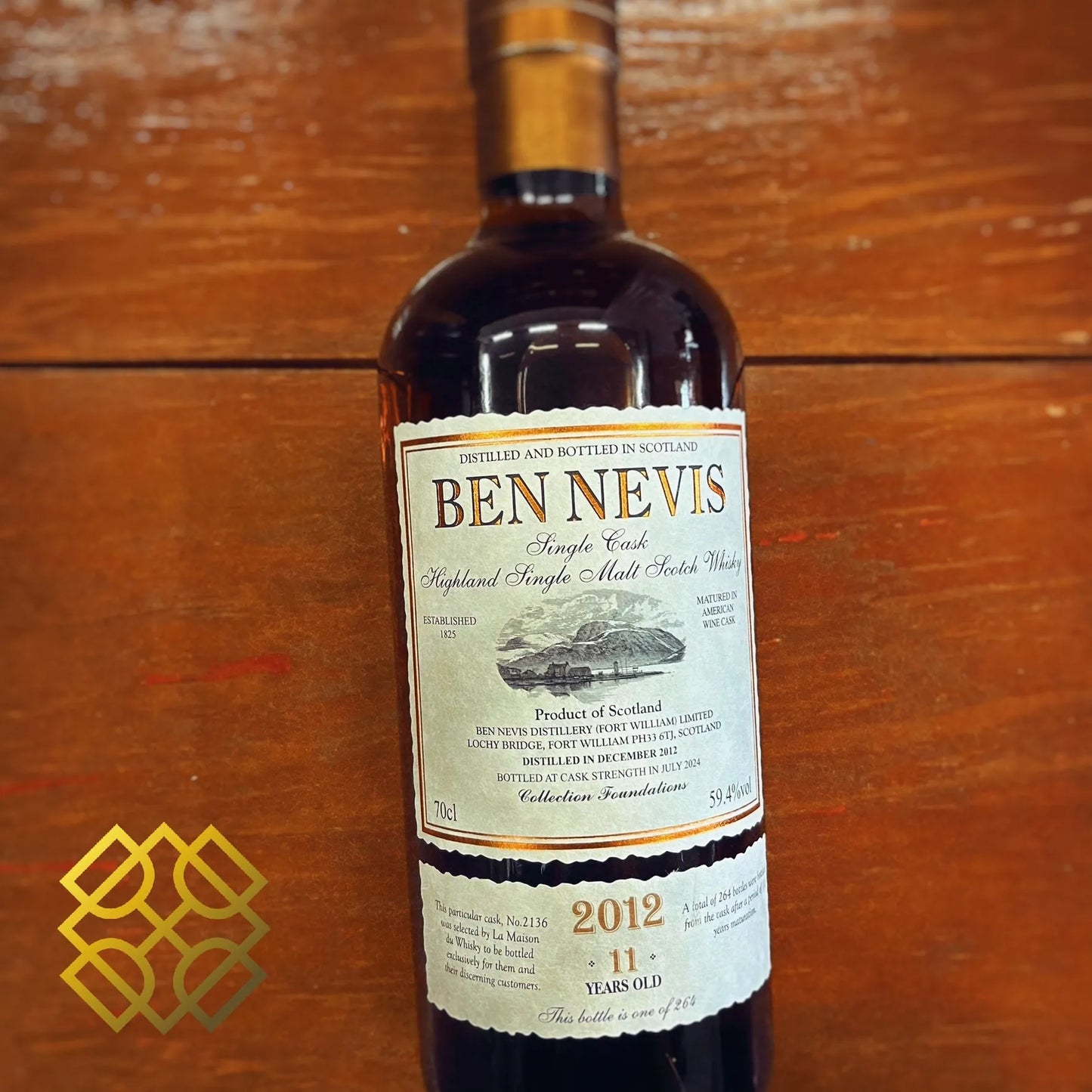 Ben Nevis - 11YO, 2012/2024, #2136, 59.4% (WB87.55) (分現金/信用卡價) - Scotch Whisky