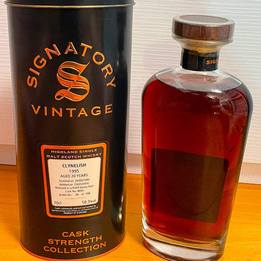 C10069 - Signatory Vintage Clynelish 20YO, 1995/2016, #8685, 50.3% (WB89.36) -