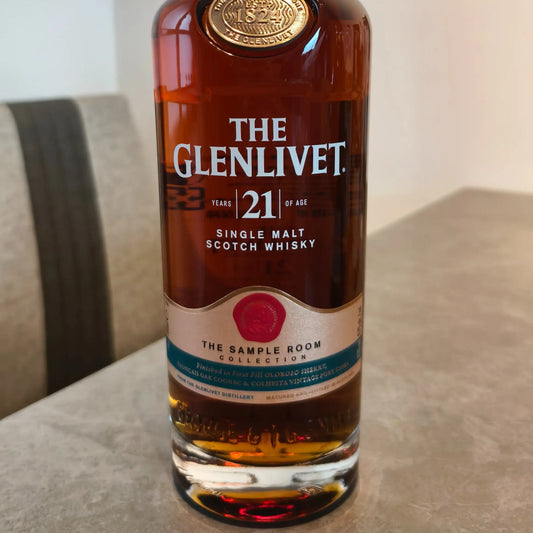 C10074 - Glenlivet 21YO, 2022, The Sample Room Collection, Batch No. 0722, 43% -