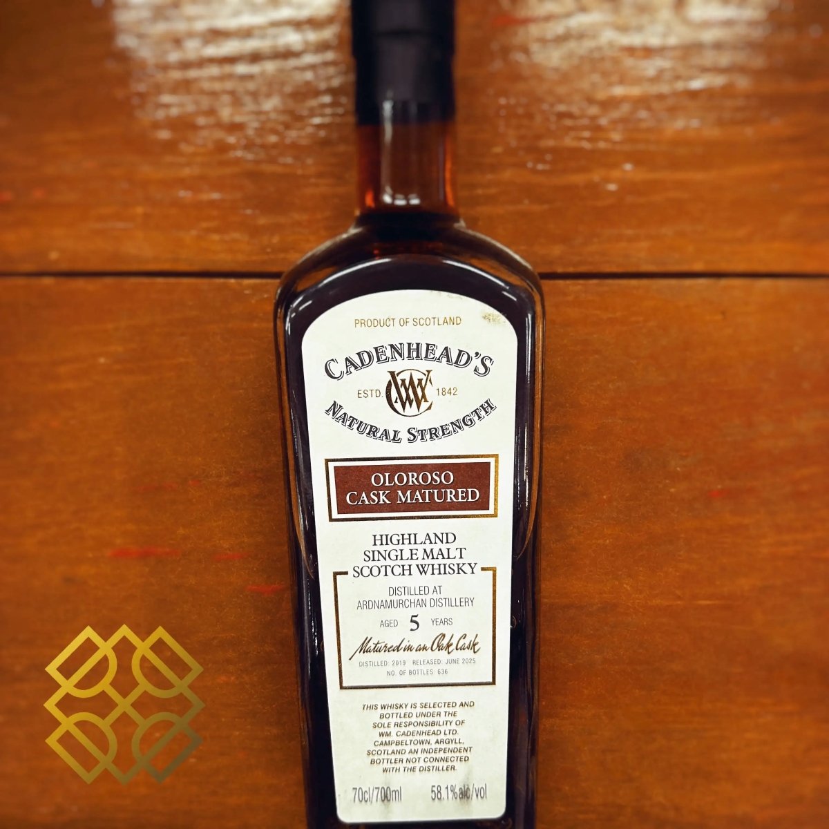 Cadenhead's Ardnamurchan 5YO,2019/2025, Oloroso Cask, 58.1% - Scotch Whisky