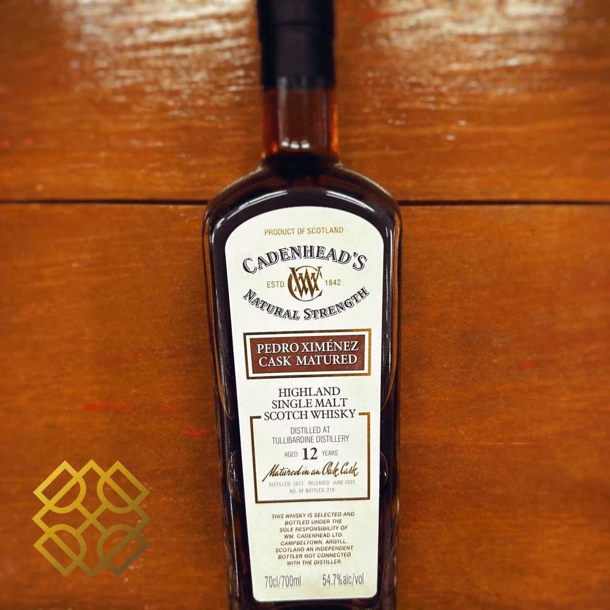Cadenhead's Tullibardine 12YO, 2012/2025, PX Cask, 54.7% - Scotch Whisky