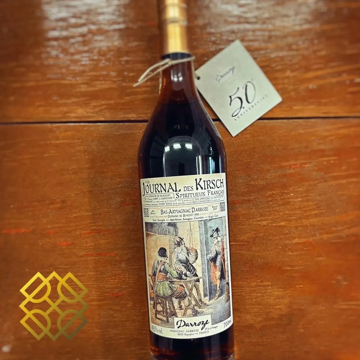 Darroze - 1999/2025, Domaine de Busquet, Journal des Kirsch #10, 49.5% - Armagnac
