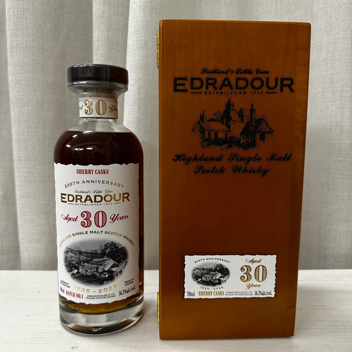Edradour - 30YO, 1995/2025, 200th Anniversary - Sherry Casks Batch No. 1, #2101 + 2109, 56.3% (分現金/信用卡價) - Scotch Whisky