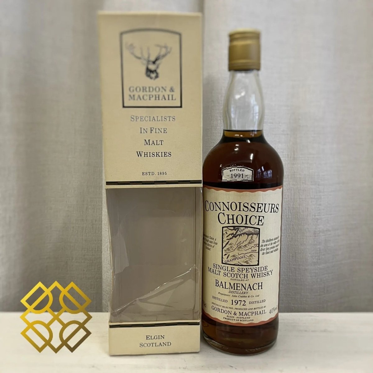 G&M Balmenach - ~19YO, 1972/1991, Old Map Label, 40% (分現金/信用卡價) - Scotch Whisky