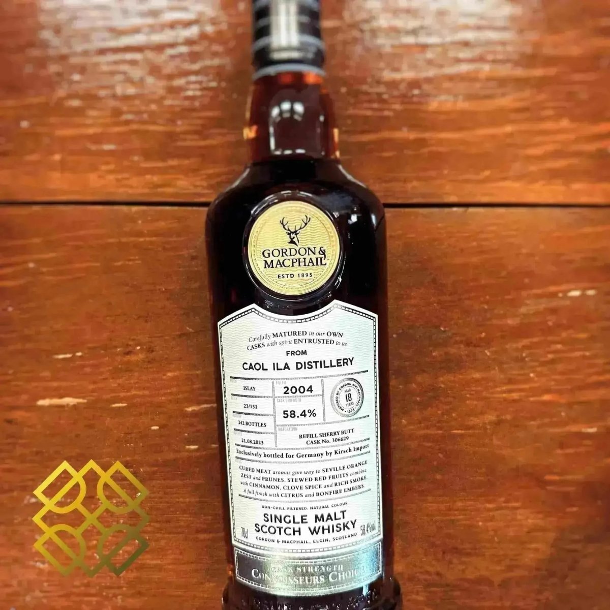 G&M Caol Ila - 18YO, 2004/2023, #306629, 58.4% - Scotch Whisky