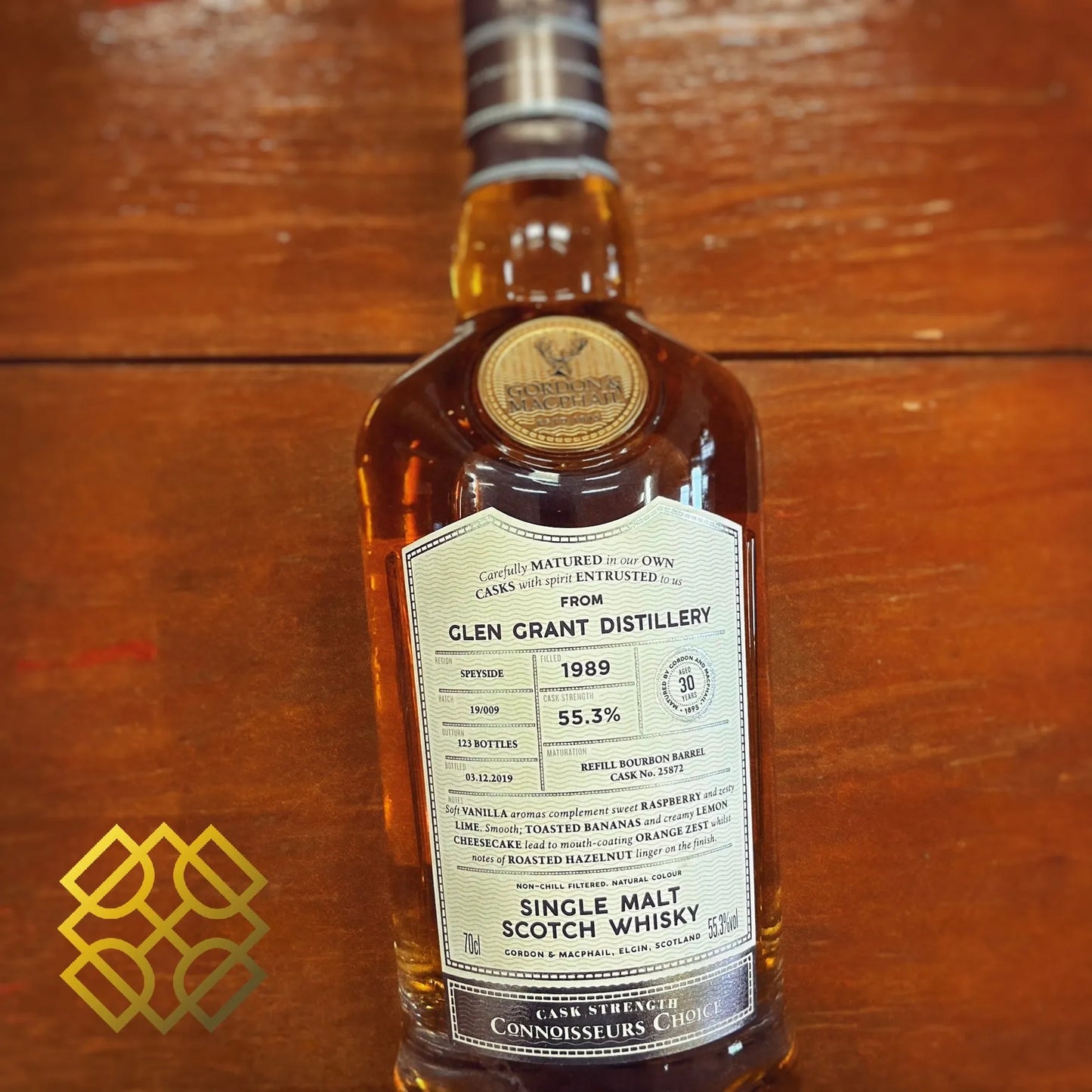 G&M Glen Grant - 30YO, 1989/2019, #25872, 55.3% (WB88.7) (分現金/信用卡價) - Scotch Whisky