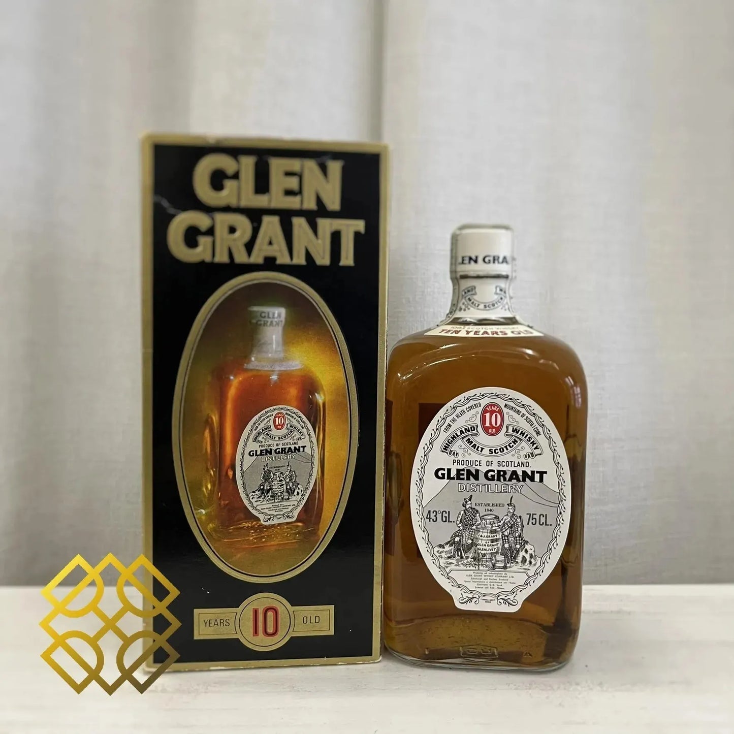 Glen Grant - 10YO, 1973, White Screw Cap, 43% (分現金/信用卡價) - Scotch Whisky