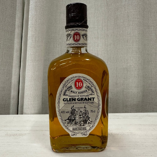 Glen Grant - 10YO, 1980s, by Seagram Italia Import, 43%, 750ml (分現金/信用卡價) - 蘇格蘭威士忌