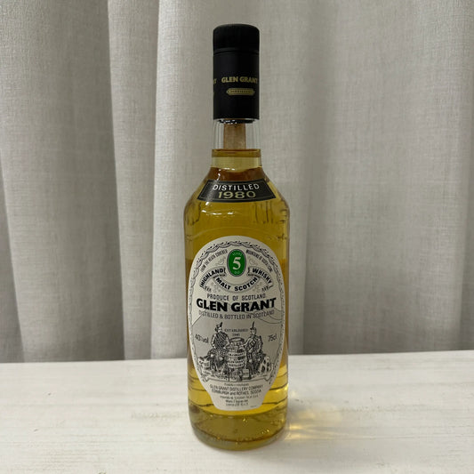 Glen Grant - 5YO, 1980, Seagram Italia Import, 40% - Scotch Whisky