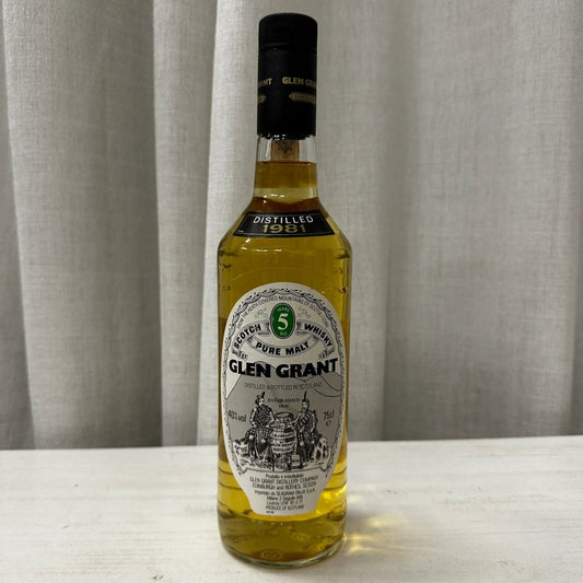 Glen Grant - 5YO, 1981, Seagram Italia Import, 40% - Scotch Whisky