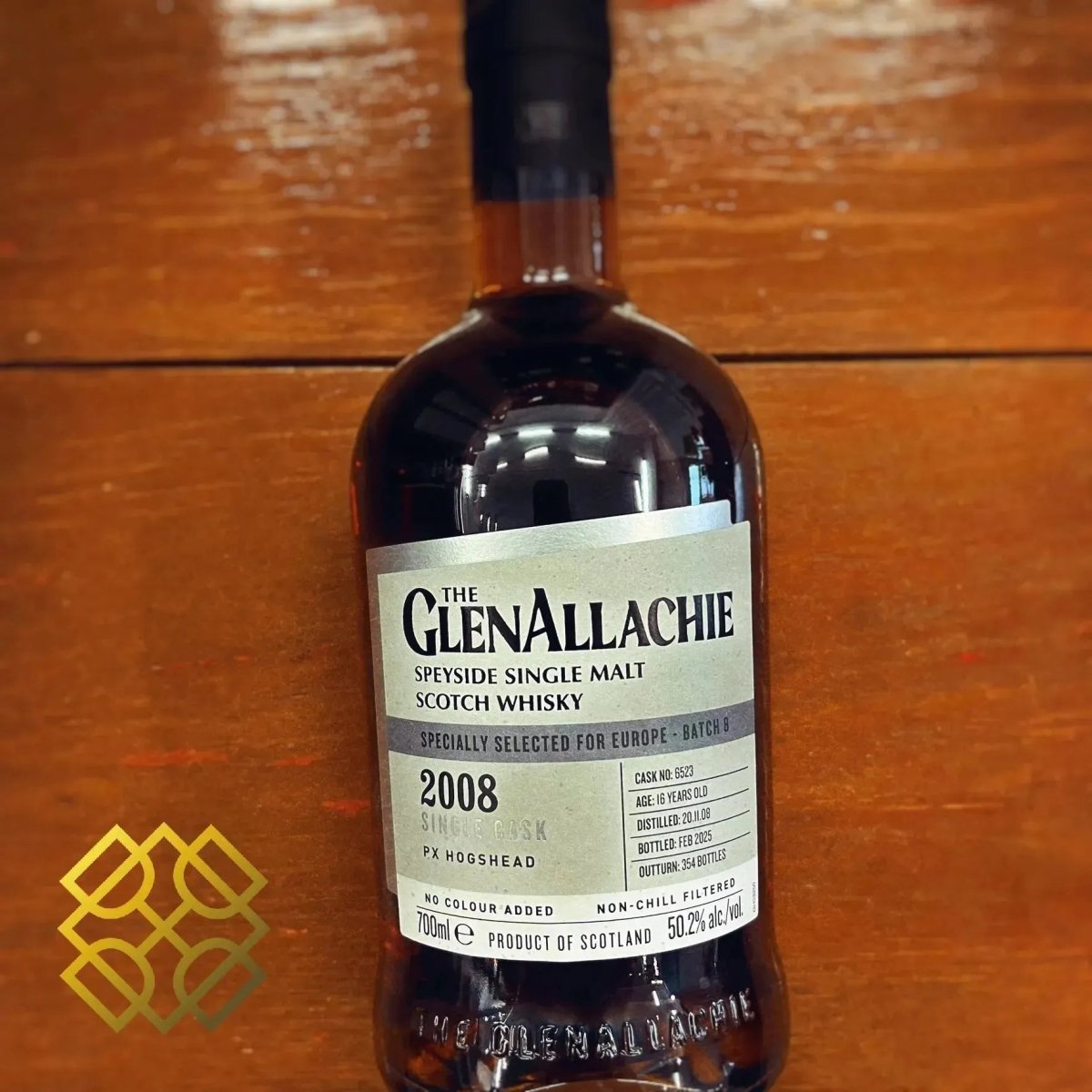 Glenallachie - 16YO, 2008/2025, #6523, PX Hogshead, 50.2% - Scotch Whisky