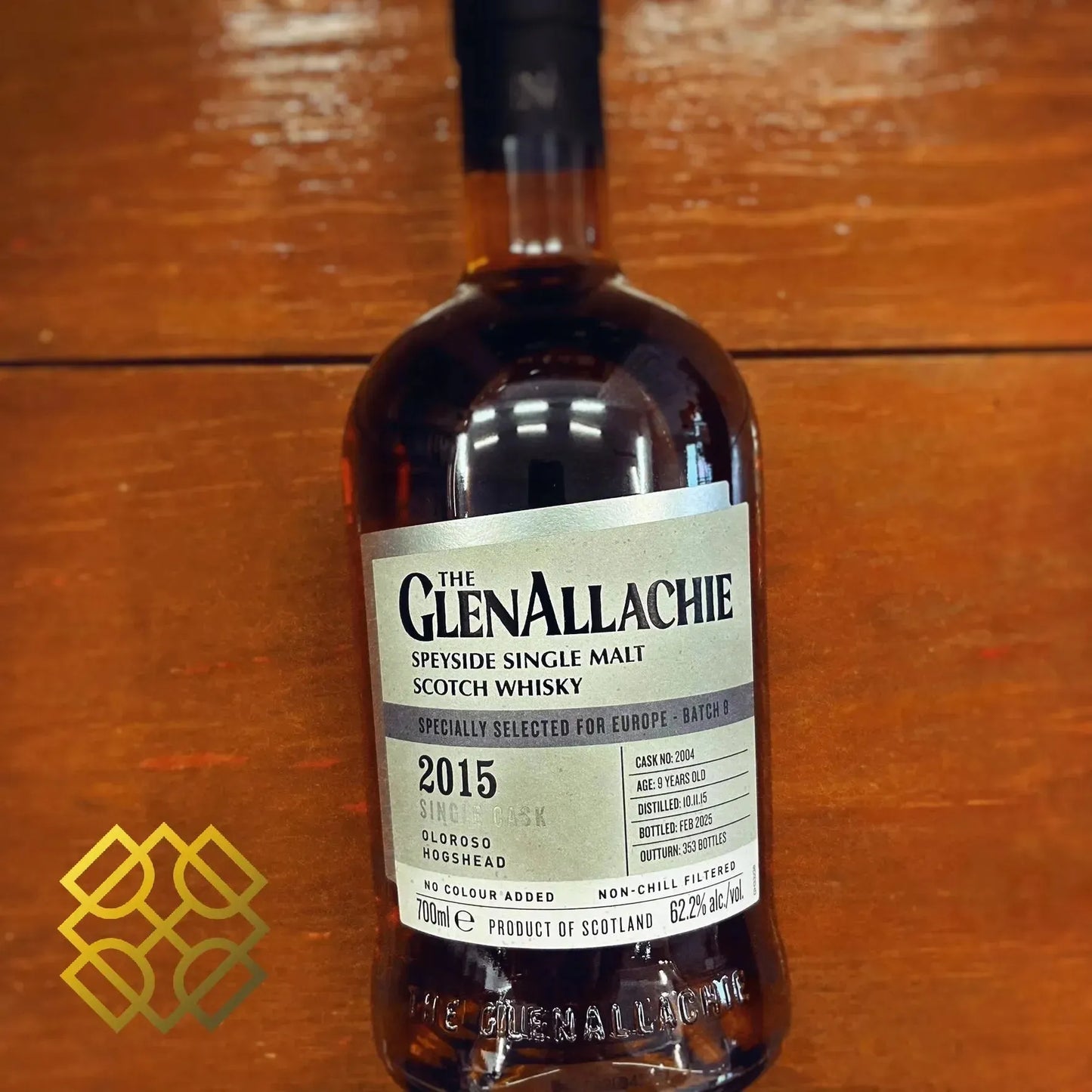 Glenallachie - 9YO, 2015/2025, #2004, Oloroso Hogshead, 62.2% - Scotch Whisky