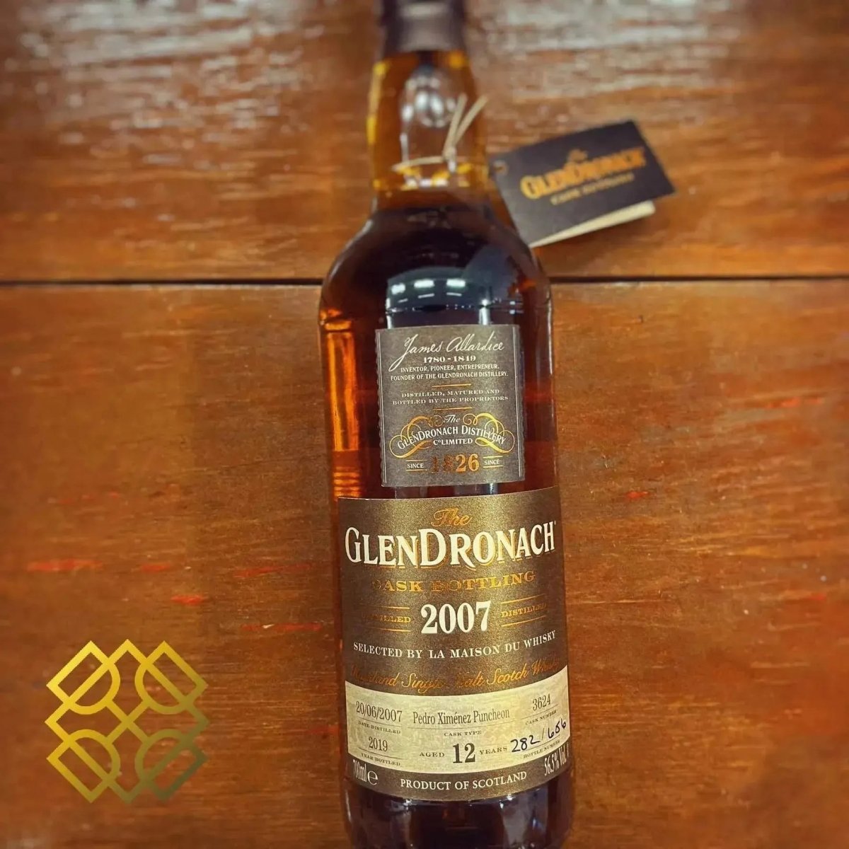 Glendronach - 12YO, 2007/2019, #3624 for LMDW, 56.5% (WB88.21) (分現金/信用卡價) - Scotch Whisky