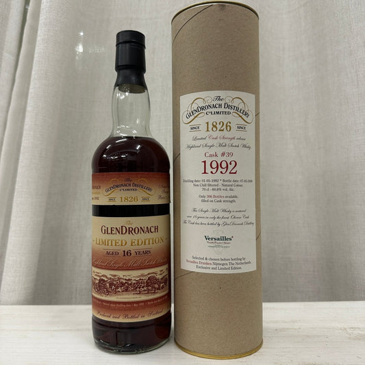 Glendronach - 16YO, 1992/2009, 39, 60.8% (WB 88.52) (分現金/信用卡價) - 蘇格蘭威士忌