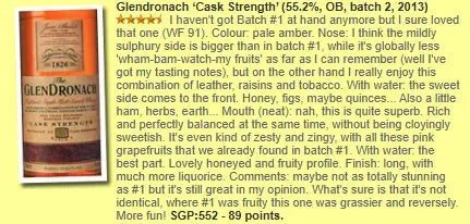 Glendronach - 2013, Cask Strength Batch No.2, 55.2% (WF89) (分現金/信用卡價) - Scotch Whisky