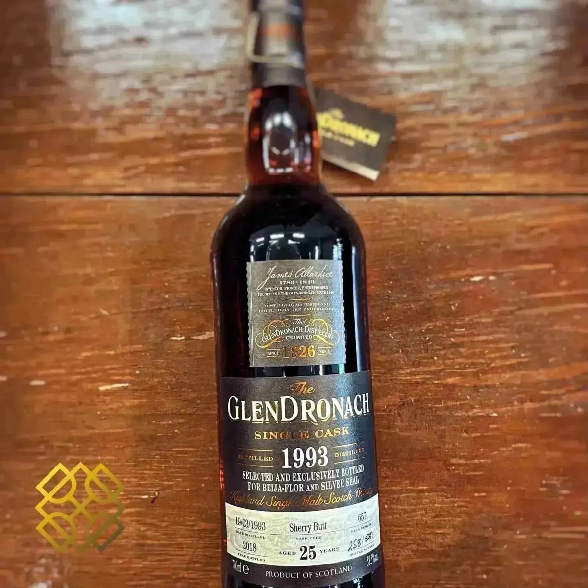 Glendronach - 25YO, 1993/2018, #657 for Beija-flor and Silver Seal, 58.5% - Scotch Whisky