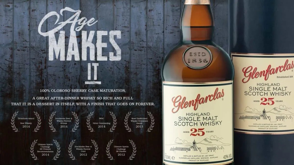 Glenfarclas - 25YO, 43% - Scotch Whisky