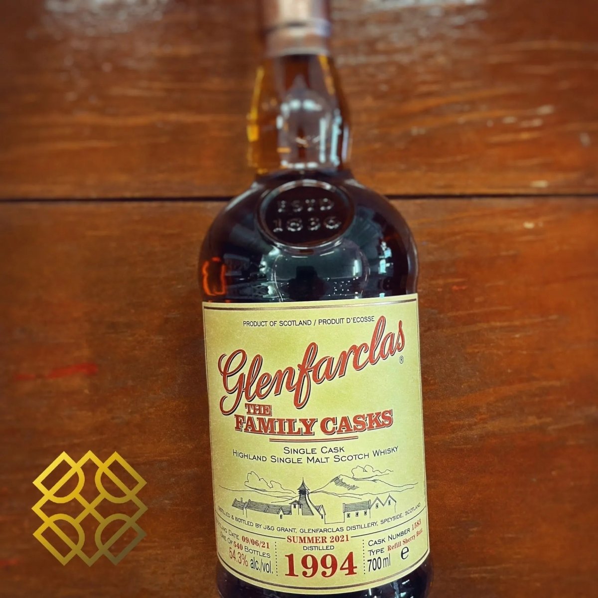 Glenfarclas The Family Casks - 27YO, 1994/2021, #1583, 54.3% (WB89.68) (分現金/信用卡價) - Scotch Whisky