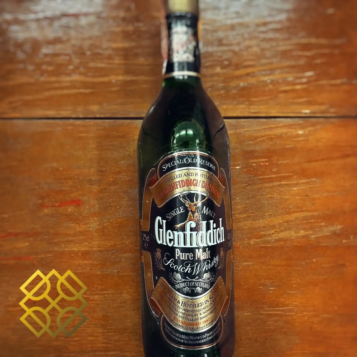 Glenfiddich - Pure Malt, Special Old Reserve, 1980s, by Pedro Domecq Import, 750ml, 43% - Scotch Whisky