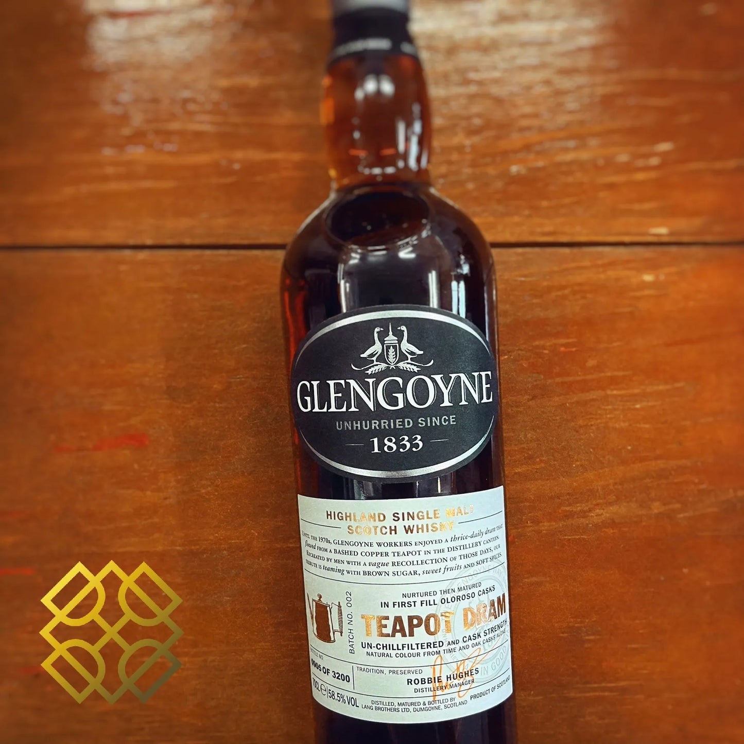 Glengoyne Teapot Dram - 1998 + 2002/2013, Batch 002, 58.5% (WB89.21) (分現金/信用卡價) - Scotch Whisky