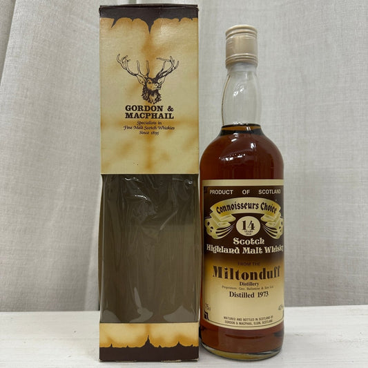 G&M Miltonduff - 14YO, 1973, Brown Label, 40%, 750ml (分現金/信用卡價) - 蘇格蘭威士忌
