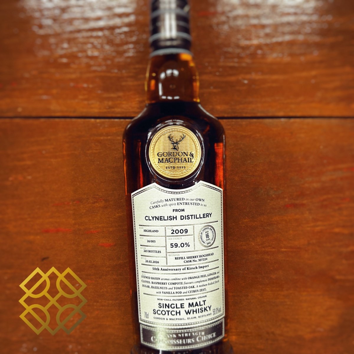 Gordon & MacPhail Clynelish 16YO, 2009/2026, 307224, 59% (WB88.24) - 蘇格蘭威士忌