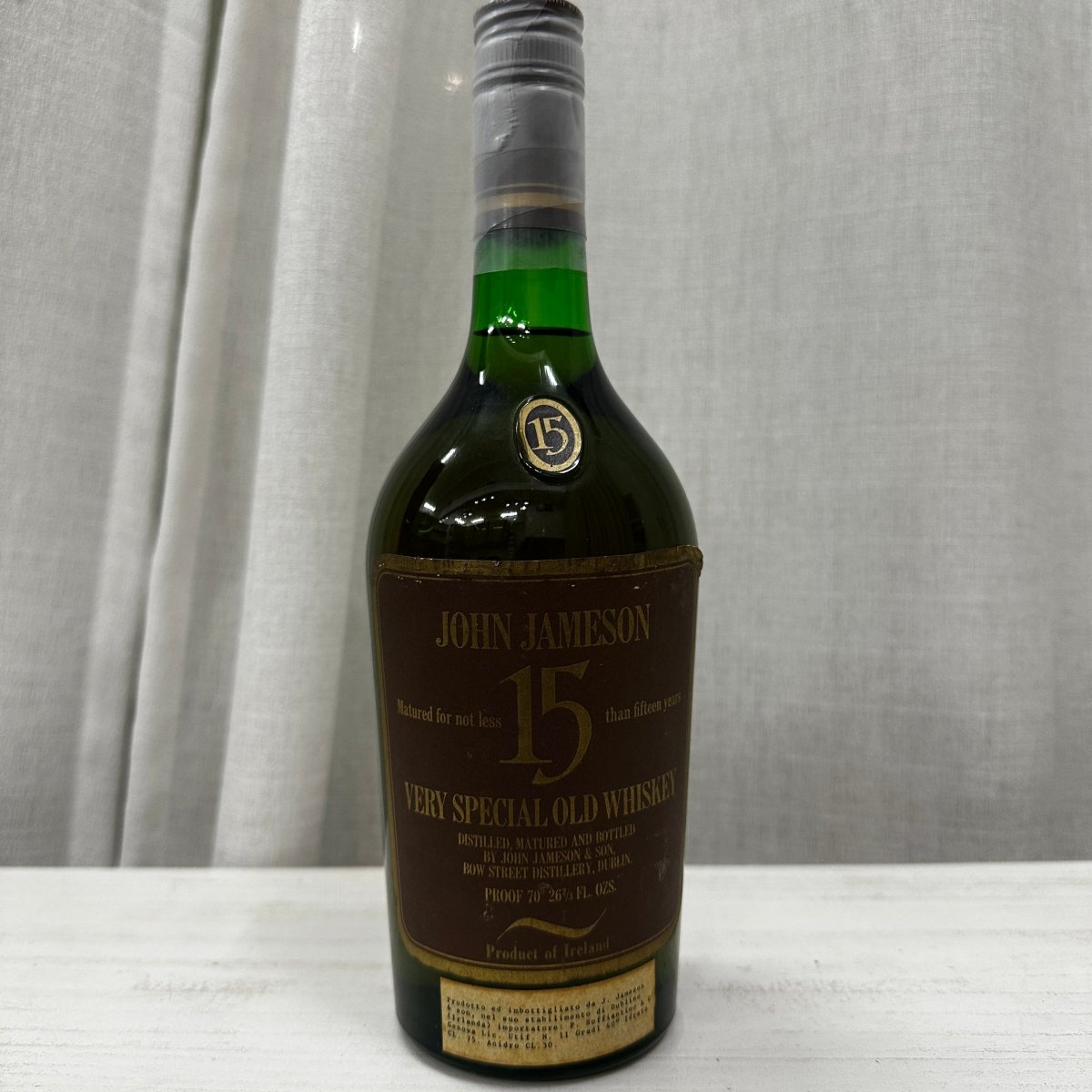 John Jameson - 15YO, 1970 Bottled, Very Special Old Whiskey, 750ml, 40% (分現金/信用卡價) - 愛爾蘭威士忌