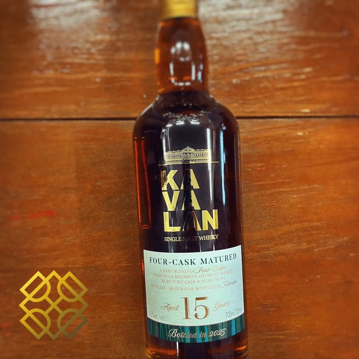 Kavalan - 15YO, 2025, Four-Cask Matured, 43% - Taiwanese Whisky