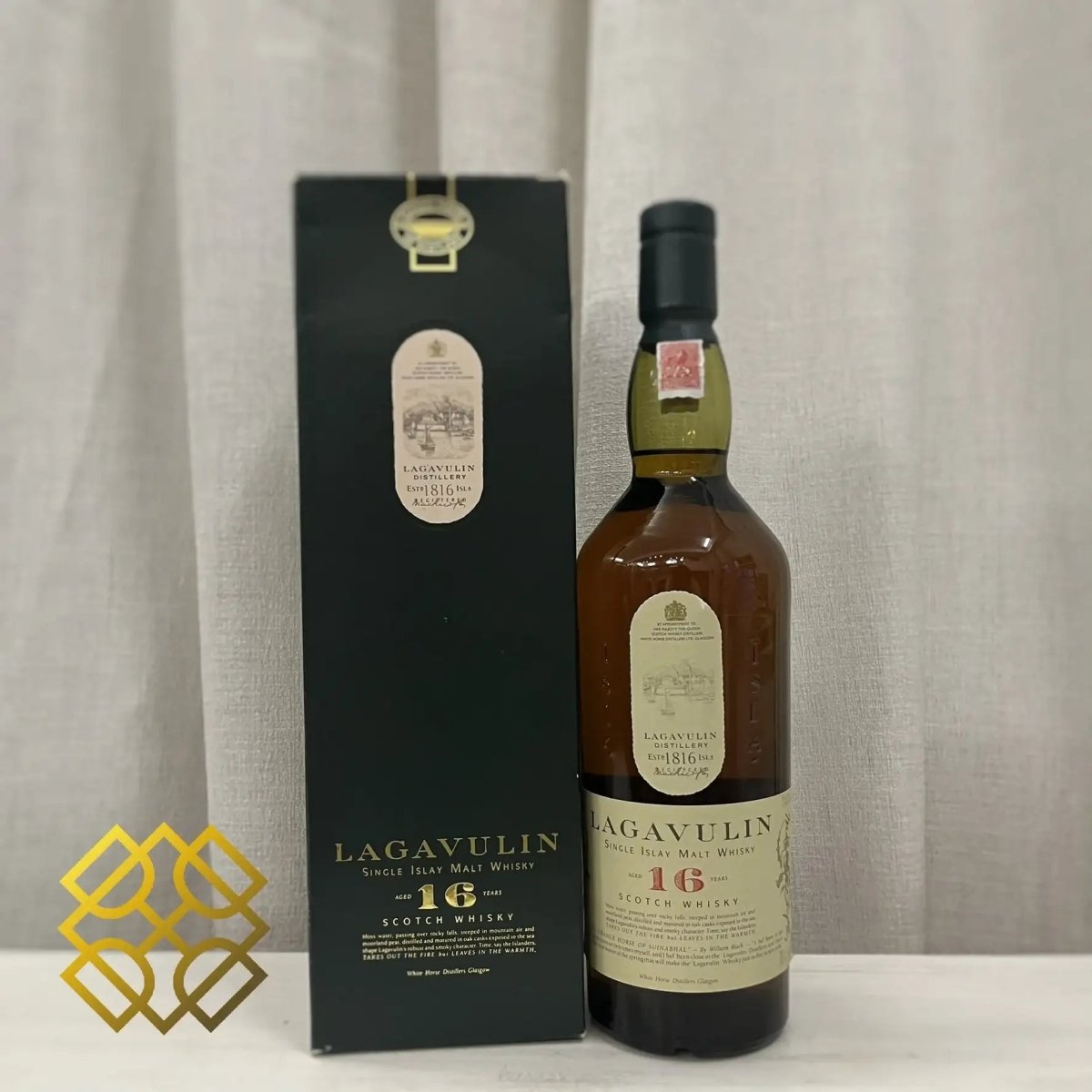 Lagavulin - 16YO, 1990s, 白馬突字, 43% (WB89.55) (分現金/信用卡價) - Scotch Whisky