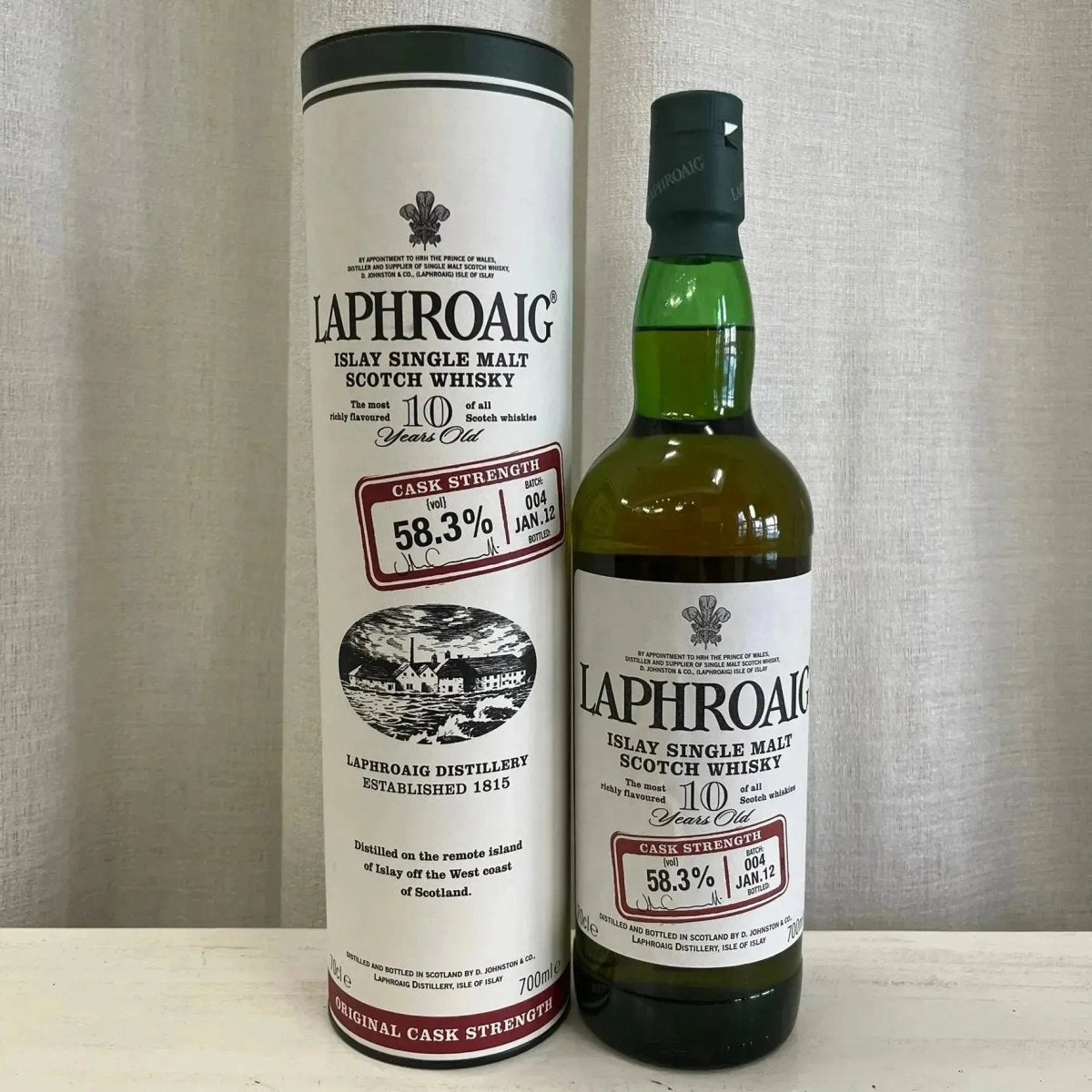 Laphroaig - 10YO, 2012, CS Batch #004, 58.3% (WB88.99) (分現金/信用卡價) - Scotch Whisky