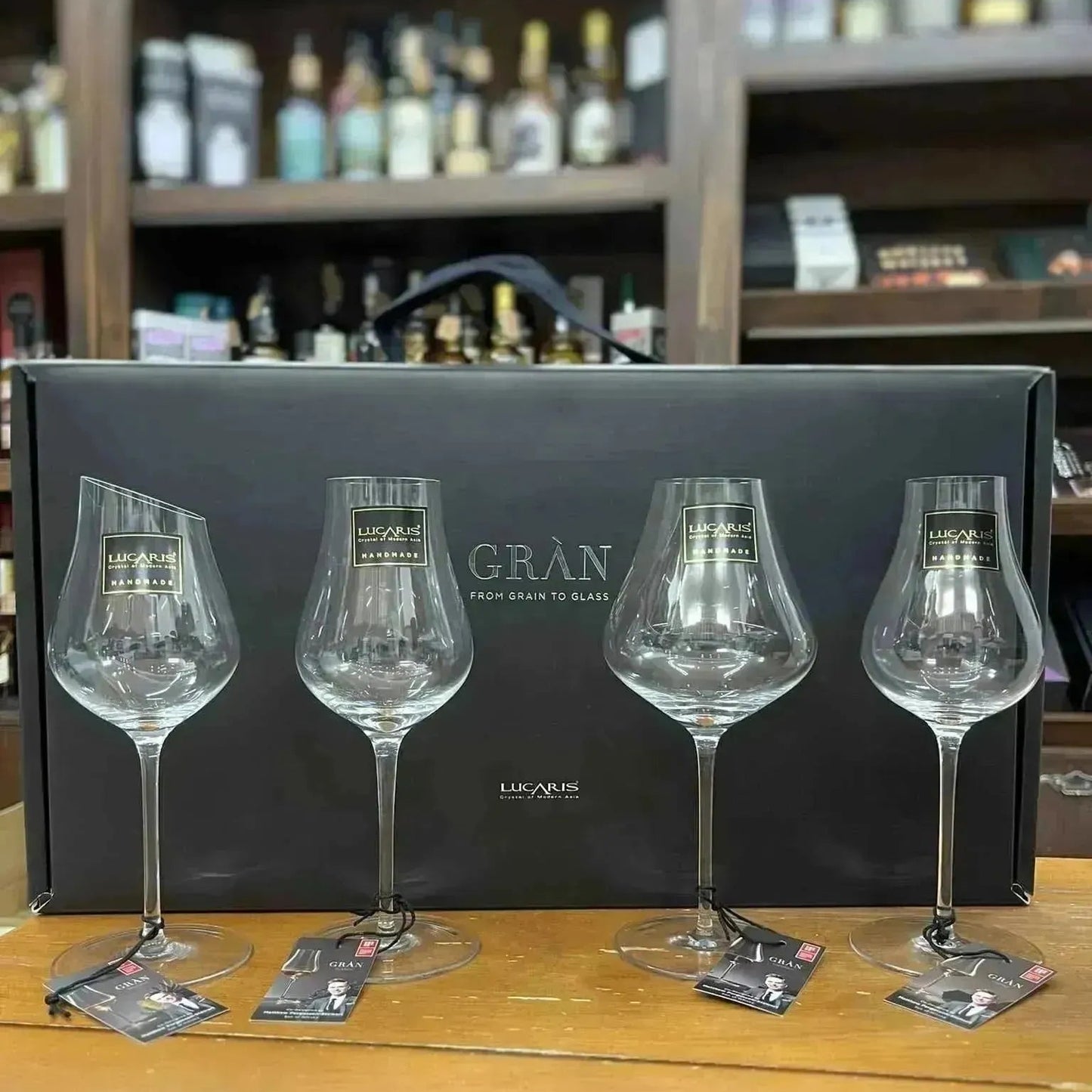 Lucaris Crystal Handmade Whisky Glass (1 set) - Spirits Glass