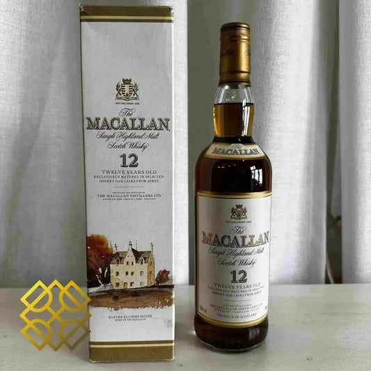 macallan-12yo-90s-bottled-sherry-oak-40percent-scotch-whisky-96479 - Alcohol Please