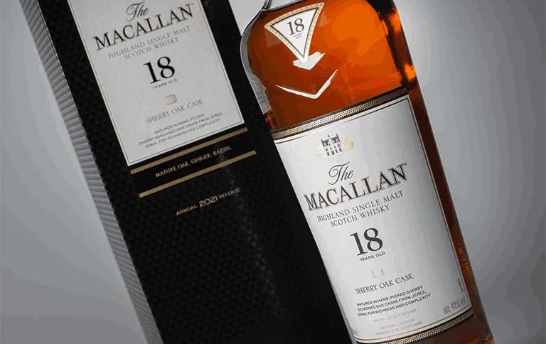 Macallan - 18YO, Sherry Oak, 43% - Scotch Whisky