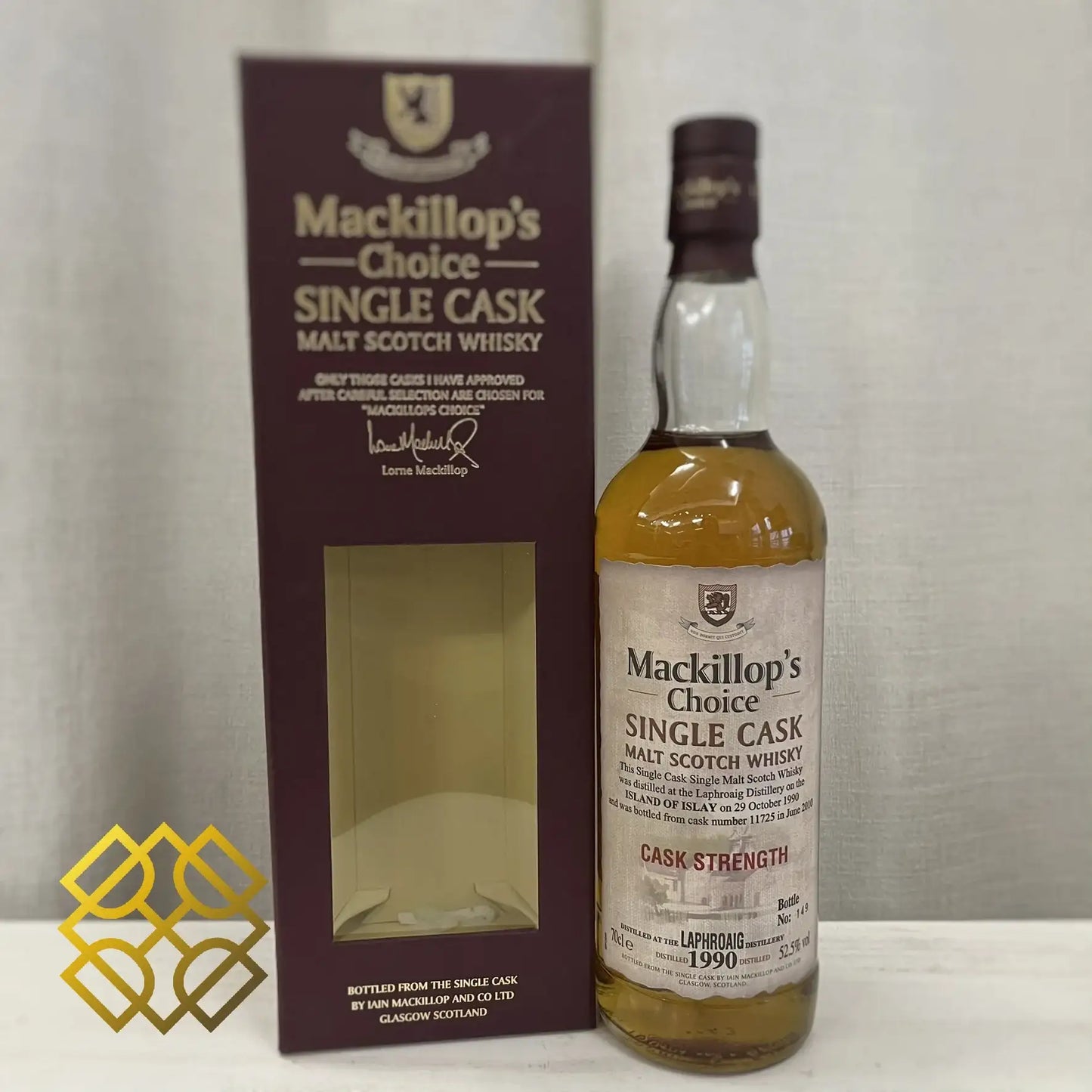 Mackillop's Choice Laphroaig - ~20YO, 1990/2010, #11725, 52.5% (WB88) (分現金/信用卡價) - Scotch Whisky