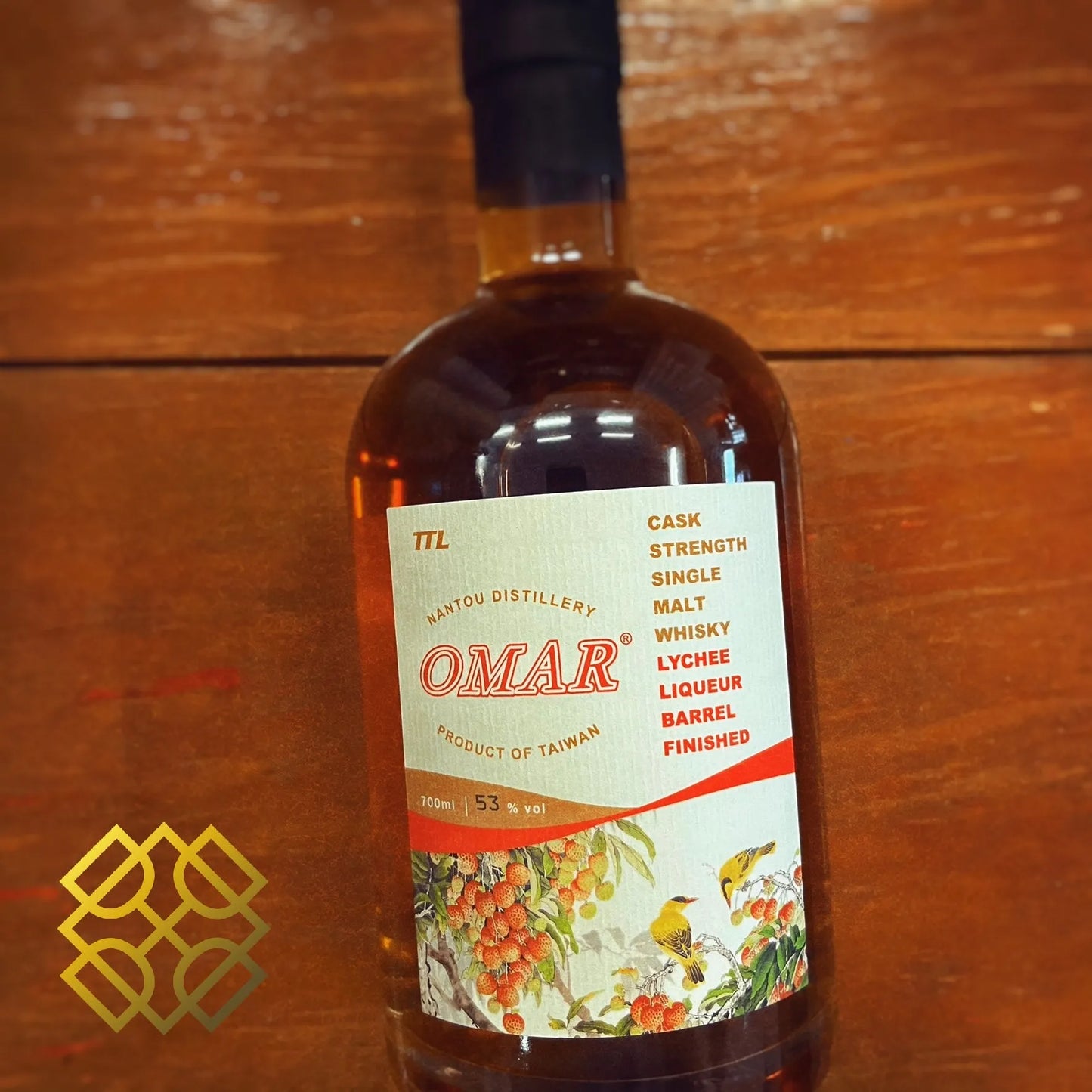 OMAR - 2023, Lychee Liqueur Barrel Finished, 53% - Taiwanese Whisky