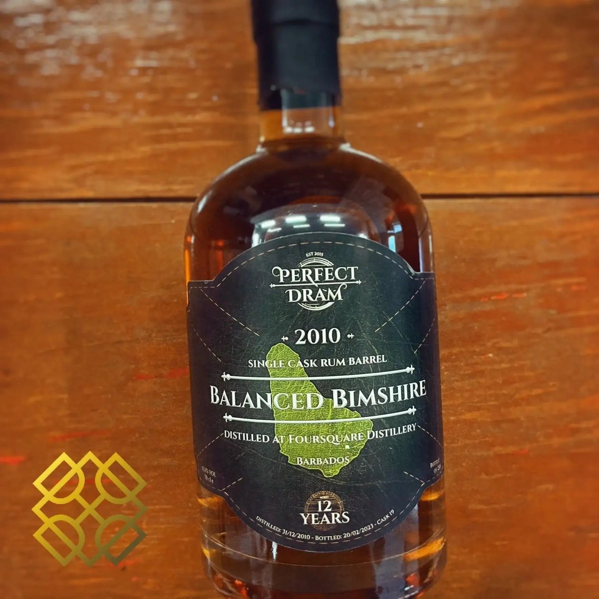 Perfect Dram Foursquare - 12YO, 2010/2023, Barbados Balanced Bimshire, 53.1% - Rum