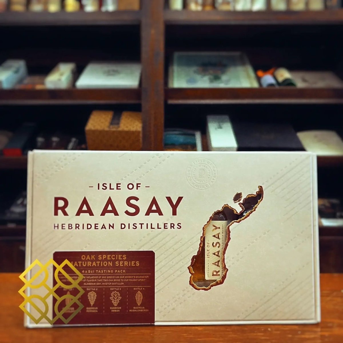 Raasay Oak Species - Tasting Set (4 x 50 ml), 50.7% - Scotch Whisky