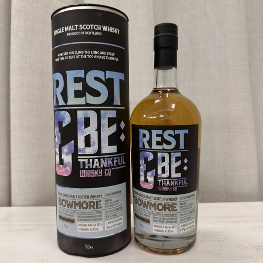 Rest & Be Thankful Bowmore 30YO, 1985/2015, #56063, 43.9% (WB88.05) (分現金/信用卡價) - 蘇格蘭威士忌