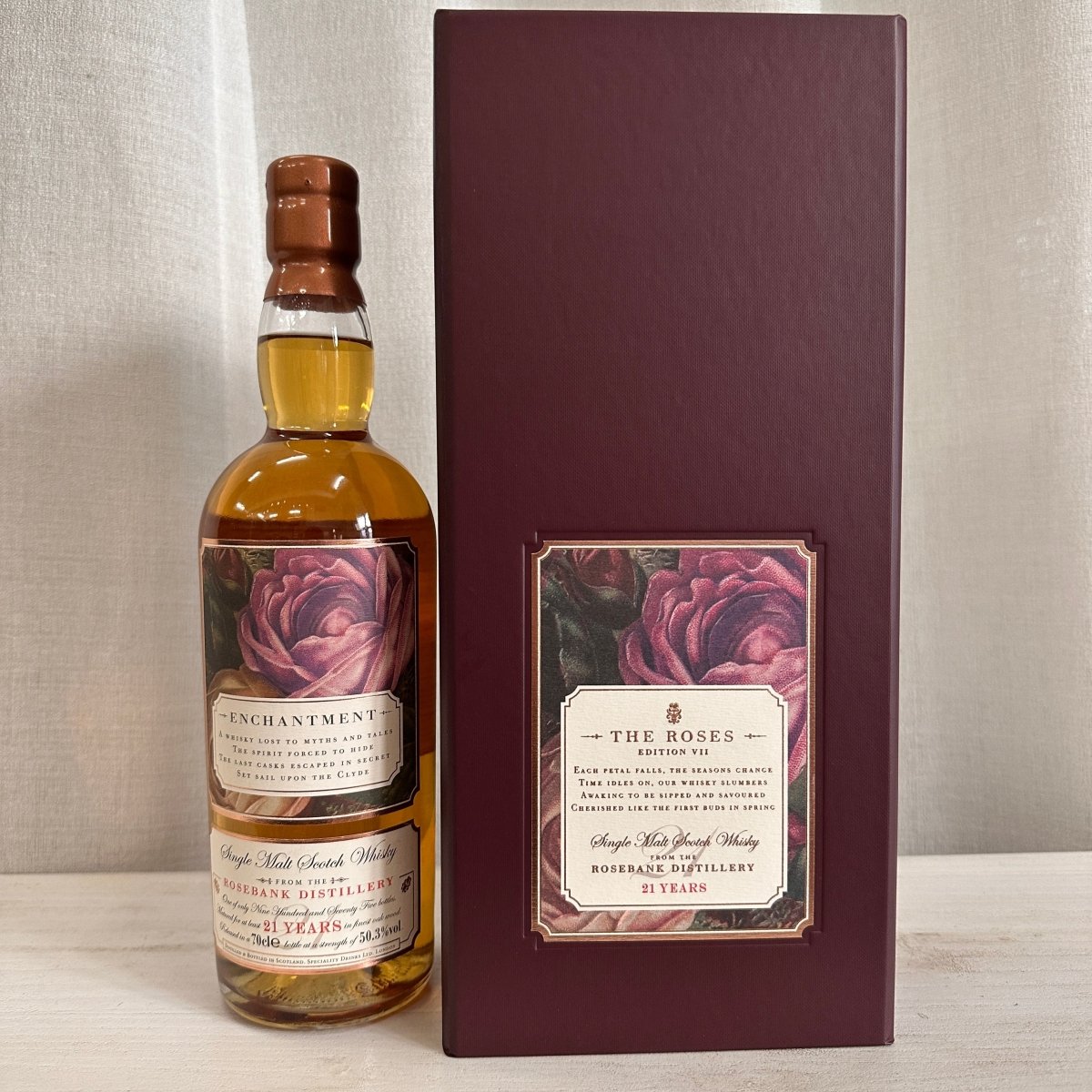 Rosebank 21YO, 2023, The Roses Edition 7, 50.3% (WB90.39) (分現金/信用卡價) - 蘇格蘭威士忌