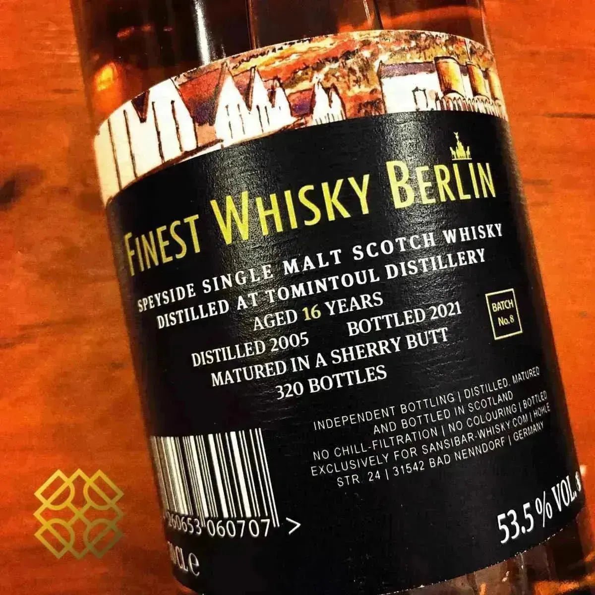 Sansibar Tomintoul - 16YO, 2005/2021, 53.5% - Scotch Whisky