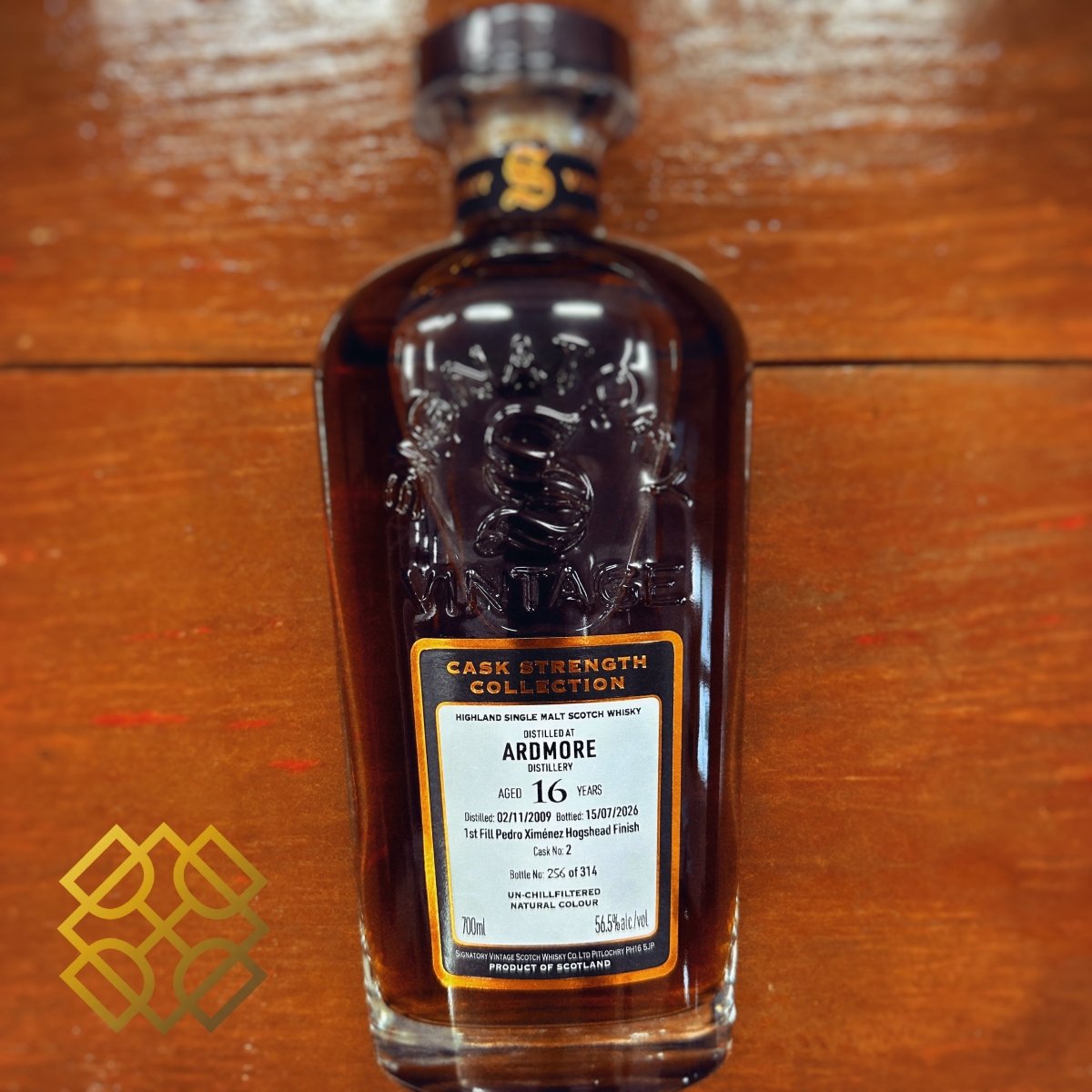 Signatory Vintage Ardmore 16YO, 2009/2026, 1st Fill PX Sherry Cask Finish, 2, 56.5% - 蘇格蘭威士忌